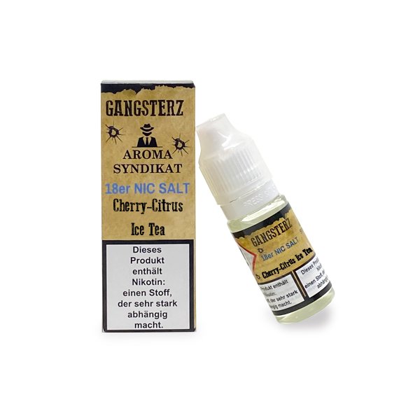 Gangsterz - Nikotinsalz-Liquid - 10ml - Cherry Citrus Ice Tea - 18mg