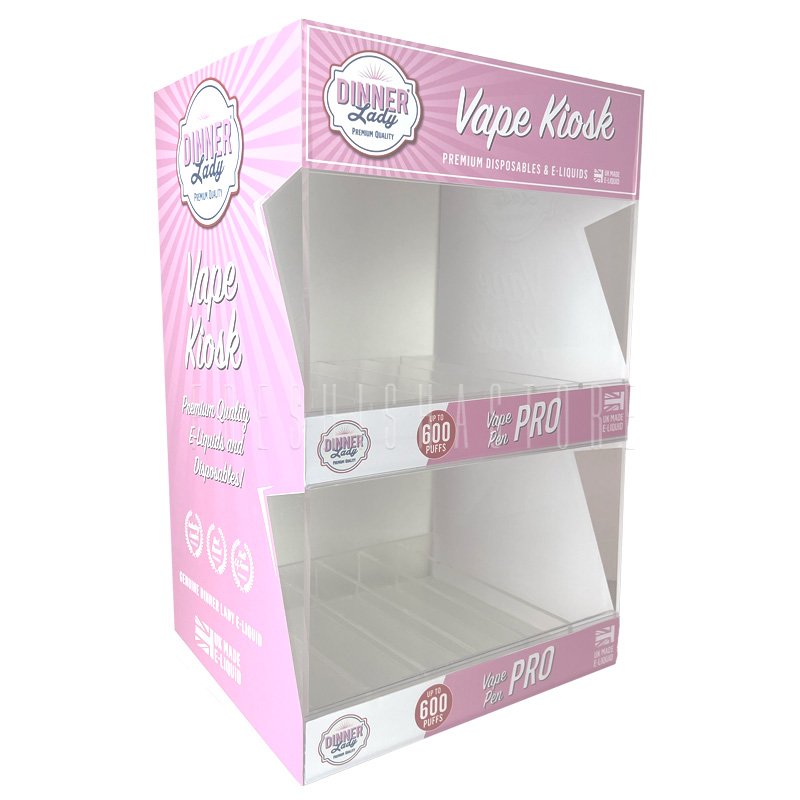Dinner Lady Einweg E-Zigaretten - Acryl Display