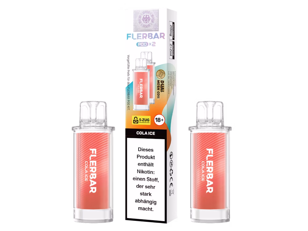 Flerbar - Prefilled Pod - 2ml - 2er Pack - Cola Ice