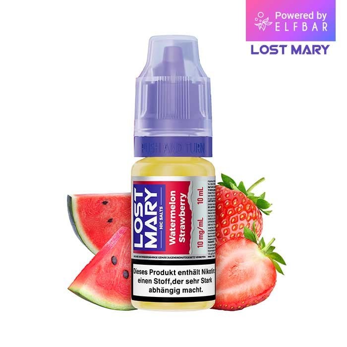 Lost Mary Nikotinsalz-Liquid - Watermelon Strawberry | Nikotinsalz-Stärke : 10mg