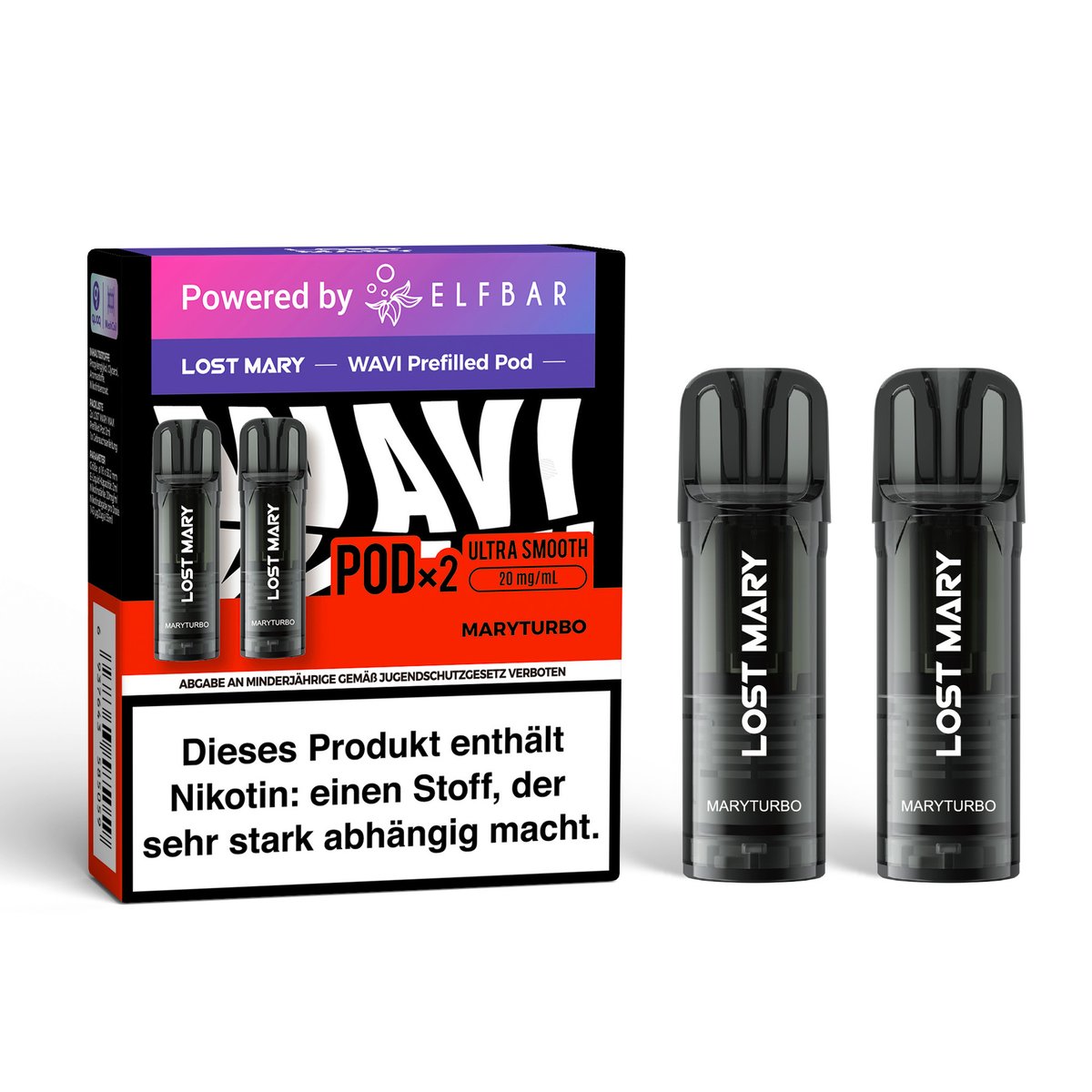 Lost Mary - Wavi - Prefilled Pods - Maryturbo - 20mg Lost Mary - Wavi - Prefilled Pods - Maryturbo - 20mg