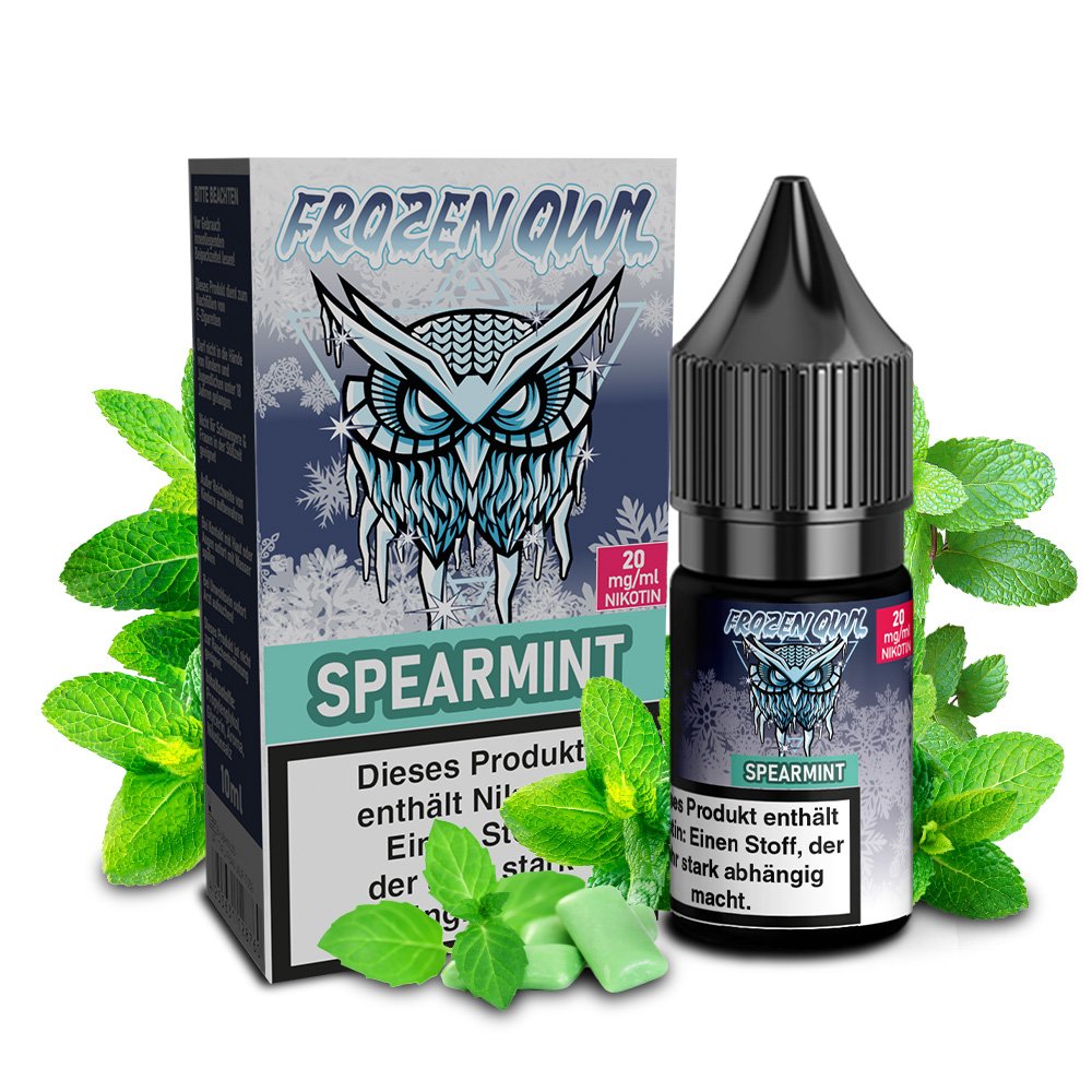 Frozen OWL - Nikotinsalz Liquid - 10ml - Spearmint - 10ml - 20mg Frozen OWL - Nikotinsalz Liquid - 10ml - Spearmint - 10ml - 20mg