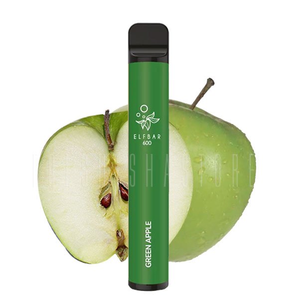 Elf Bar 600 Einweg E-Zigarette - Green Apple - 20mg