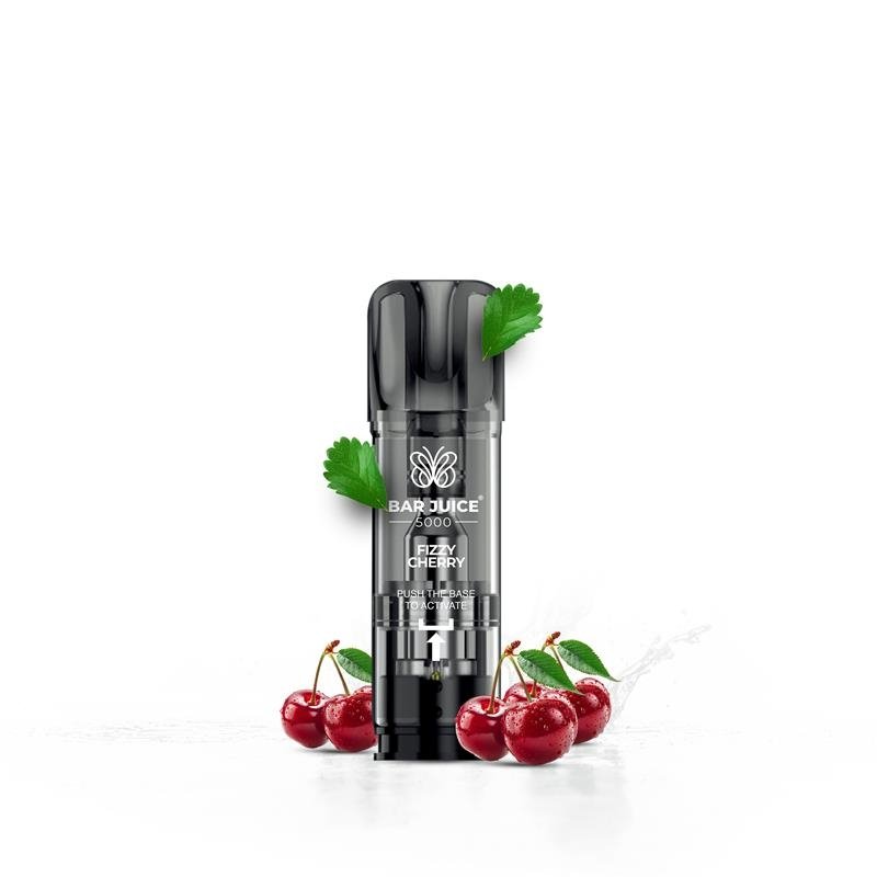 Bar Juice - Prefilled Pods - 2ml - 2er Paket - Fizzy Cherry | Nikotinsalz-Stärke : 20mg