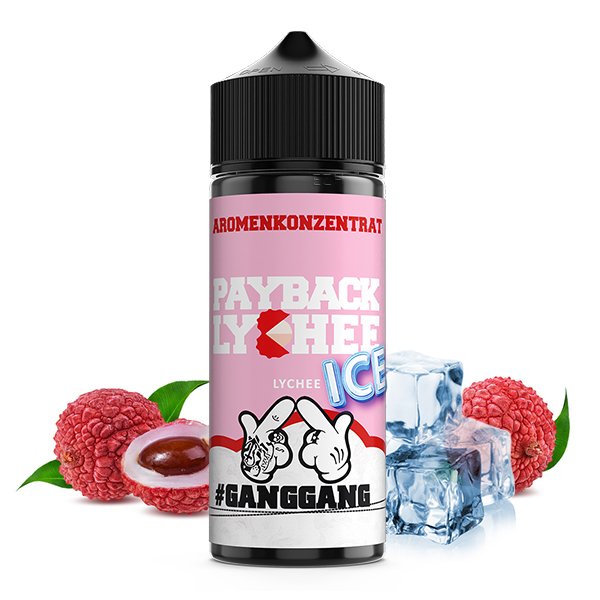 GANGGANG - Aroma - 10ml - Payback Lychee Ice | Inhalt : 10ml | Nikotinstärke : 0mg | Paketgröße : 1er Packung