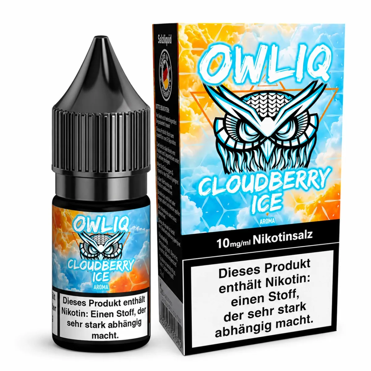 OWL - Owliq - 10ml - Cloudberry Ice | Nikotinsalz-Stärke : 10mg