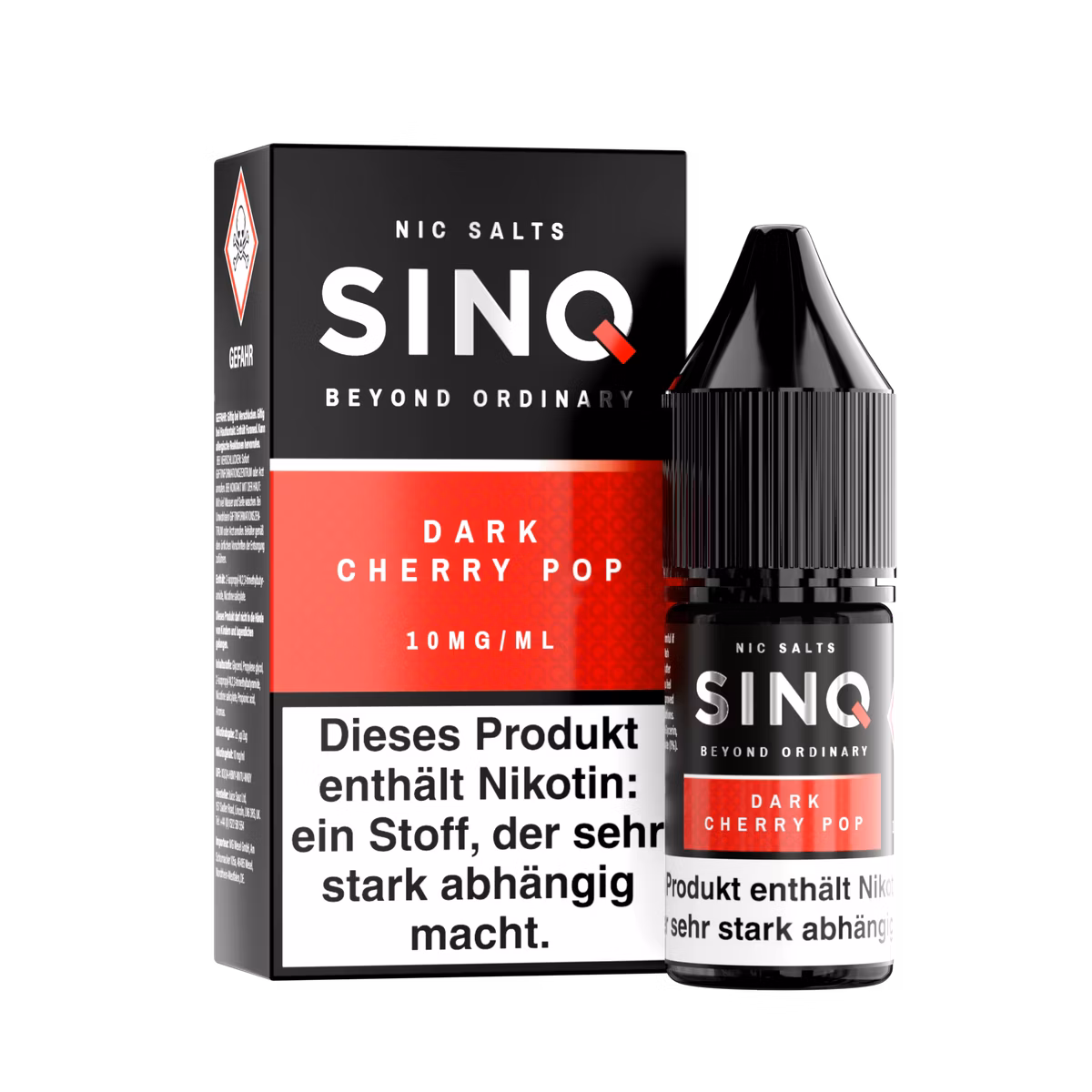 SINQ - Dark Cherry Pop - Nikotinsalz Liquids - 10ml - 10mg