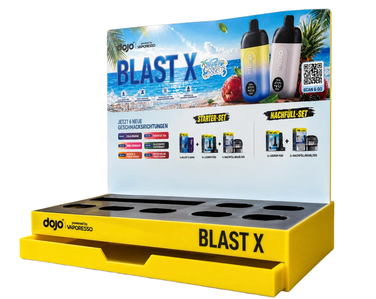 Vaporesso - Dojo Blast X - Teststation Acryl - Summer Edition - 2-teilig