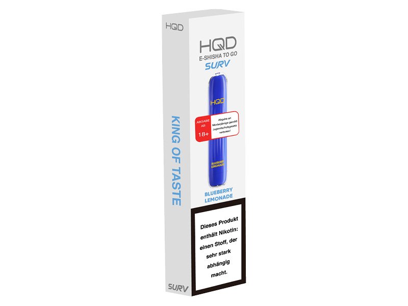 HQD - SURV - Einweg E-Zigarette - Blueberry Lemonade - 20mg HQD - SURV - Einweg E-Zigarette - Blueberry Lemonade - 20mg