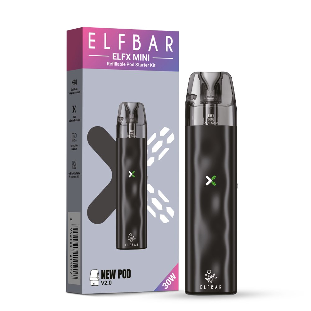 Elfbar - ELFX Mini - Pod Kit - Black