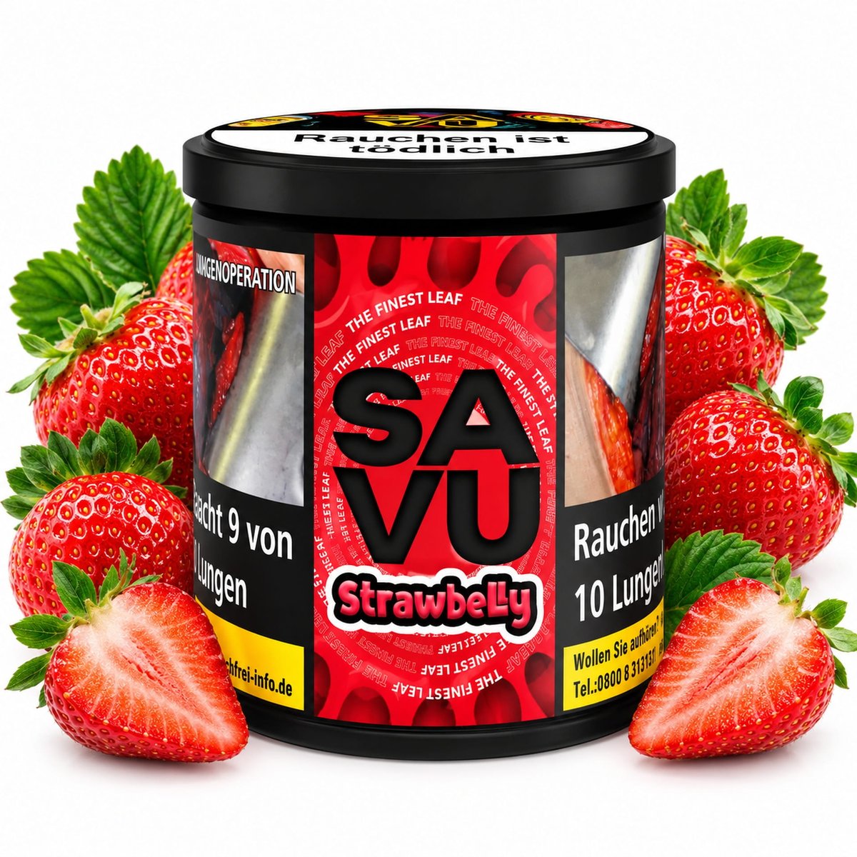 Savu Tobacco Strawbelly 200g Savu Tobacco Strawbelly 200g
