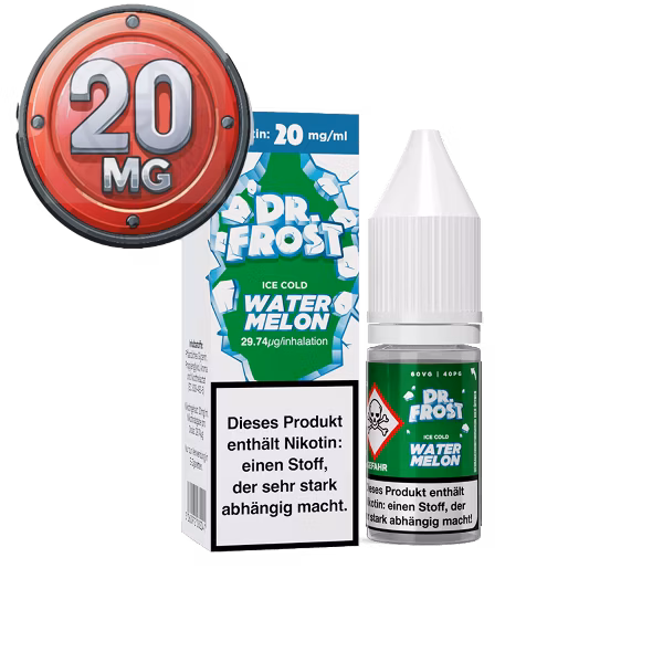 Dr. Frost - Ice Cold Watermelon - Nikotinsalz Liquid - 10ml - 20mg