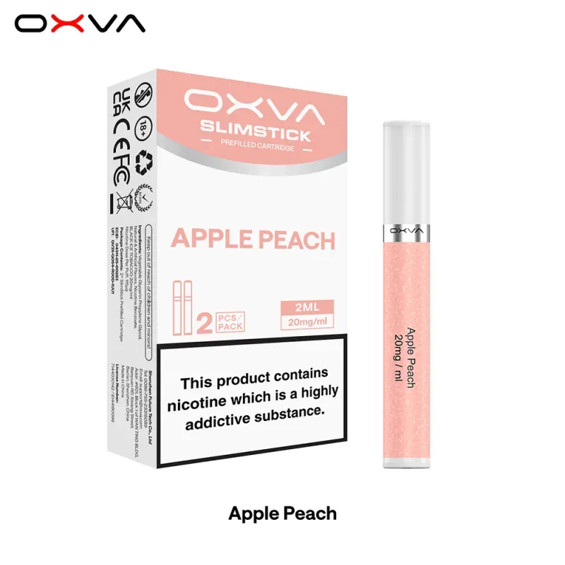 OXVA - Slimstick - Prefilled Pods - Apple Peach - 20mg OXVA - Slimstick - Prefilled Pods - Apple Peach - 20mg