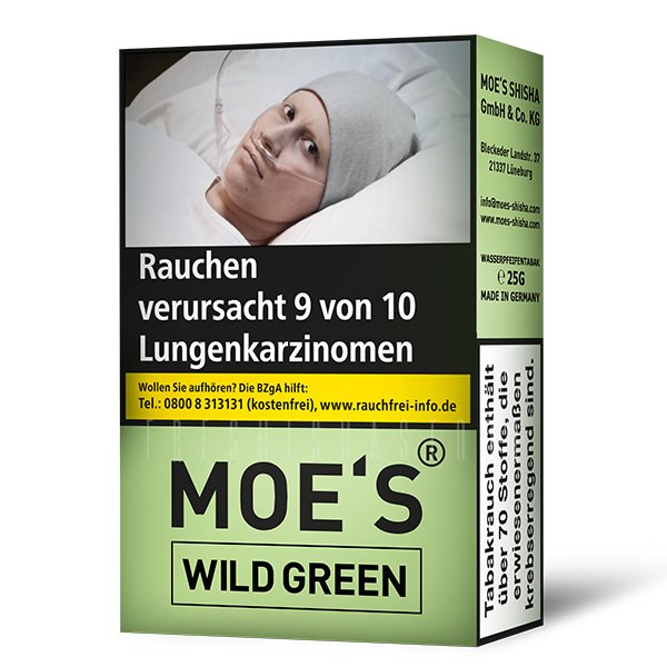 moes-tobacco-wild-green-25g Moe`s Tobacco - Wild Green - 25g