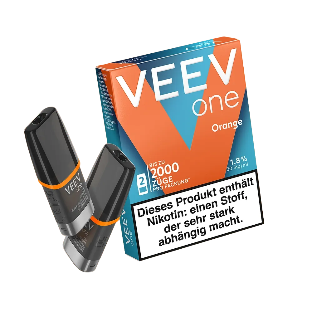 VEEV - ONE - Prefilled Pod - 2ml - Orange | Paketgröße : 1er Packung VEEV - ONE - Prefilled Pod - 2ml - Orange | Paketgröße : 1er Packung