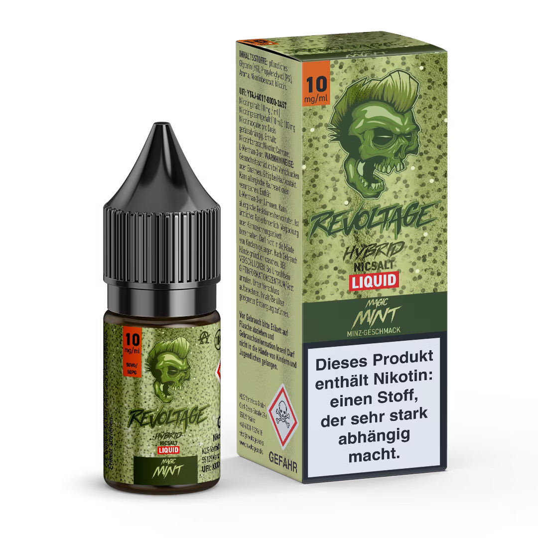 Revoltage - Hybrid Nikotinsalz Liquid - 10ml - Magic Mint - 10mg