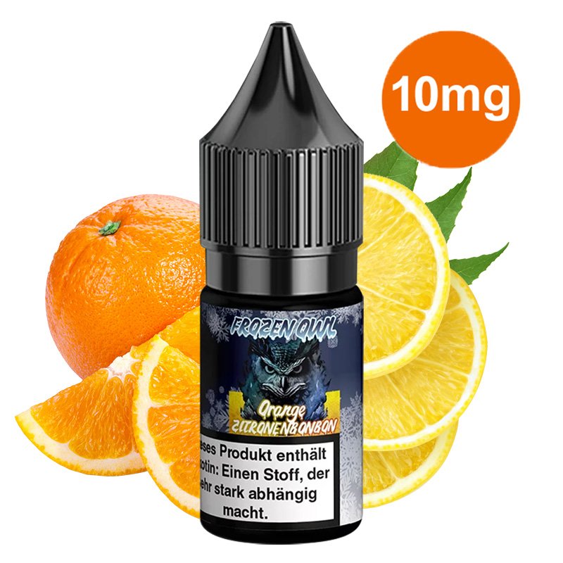 Frozen OWL - Orange Zitronenbonbon - Nikotinsalz Liquid - 10ml - 10mg