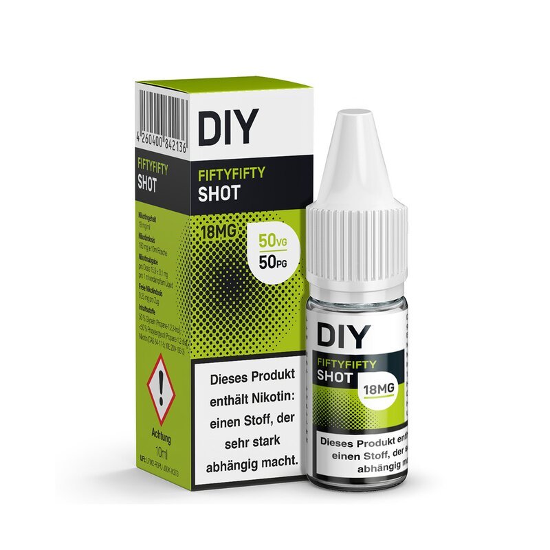 DIY Nikotinshot - 50VG / 50PG - 10ml / 18mg/ml