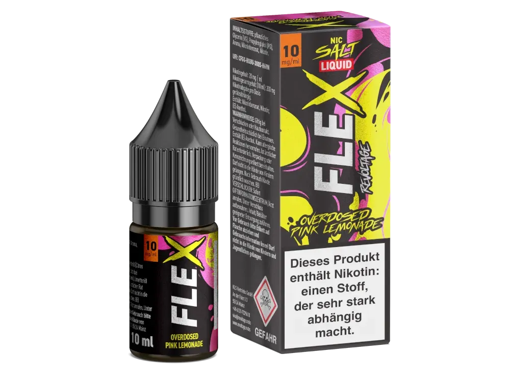 Revoltage - Flex - Nikotinsalzliquid - 10ml - Pink Lemonade - 10mg Revoltage - Flex - Nikotinsalzliquid - 10ml - Pink Lemonade - 10mg