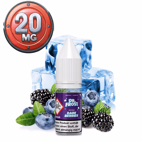 Dr. Frost - Ice Cold Cold Dark Berries Nikotinsalz Liquid 10ml 20mg