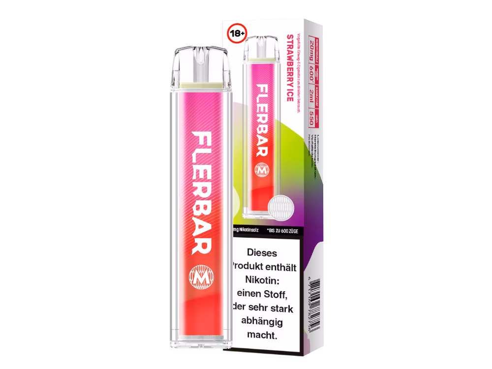 Flerbar - Einweg E-Zigarette - CP - Strawberry Ice