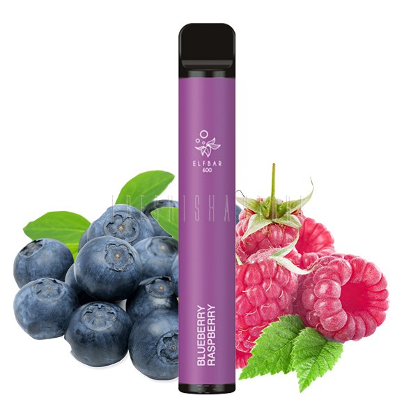 Elf Bar 600 Einweg E-Zigarette - Blueberry Raspberry - 20mg
