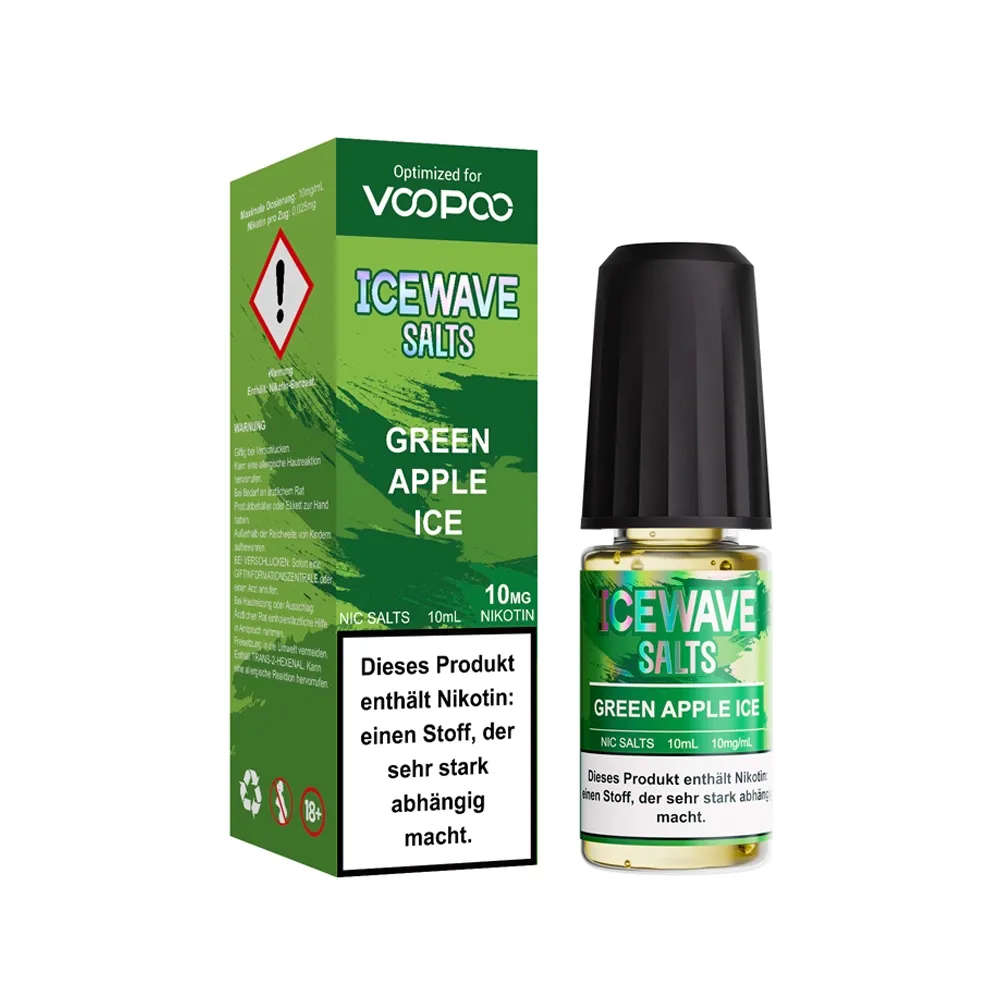 Icewave - Salts - Nikotinsalz-Liquid - Green Apple Ice - 10ml - 10mg