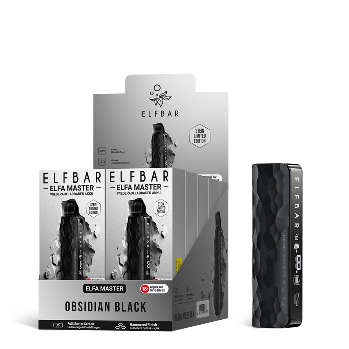 Elfbar - ELFA MASTER - Basisgerät - Obsidian Black (EOL) Elfbar - ELFA MASTER - Basisgerät - Obsidian Black (EOL)