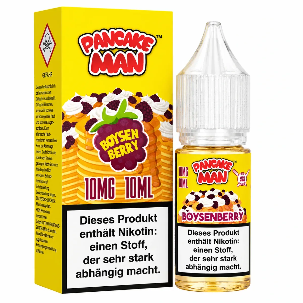 Pancake Man - Boysenberry - Nikotinsalz-Liquids - 10ml - 10mg Pancake Man - Boysenberry - Nikotinsalz-Liquids - 10ml - 10mg