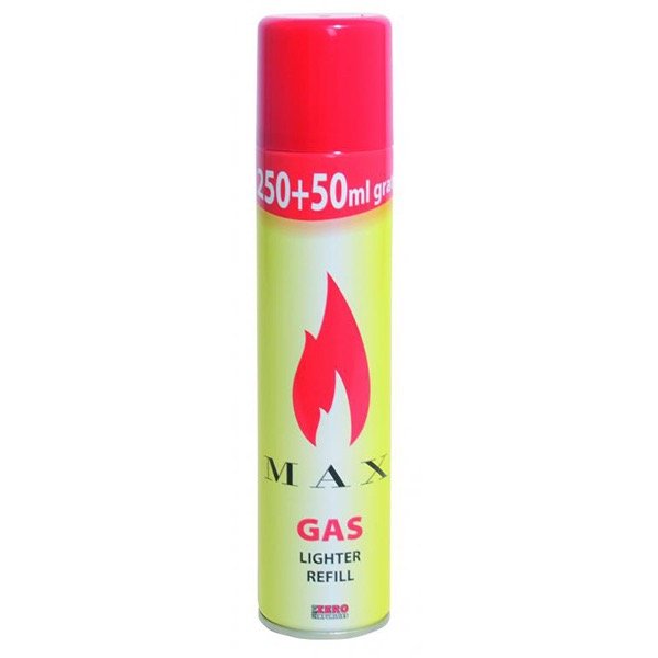 Max - Feuerzeuggas - 250ml + 50ml
