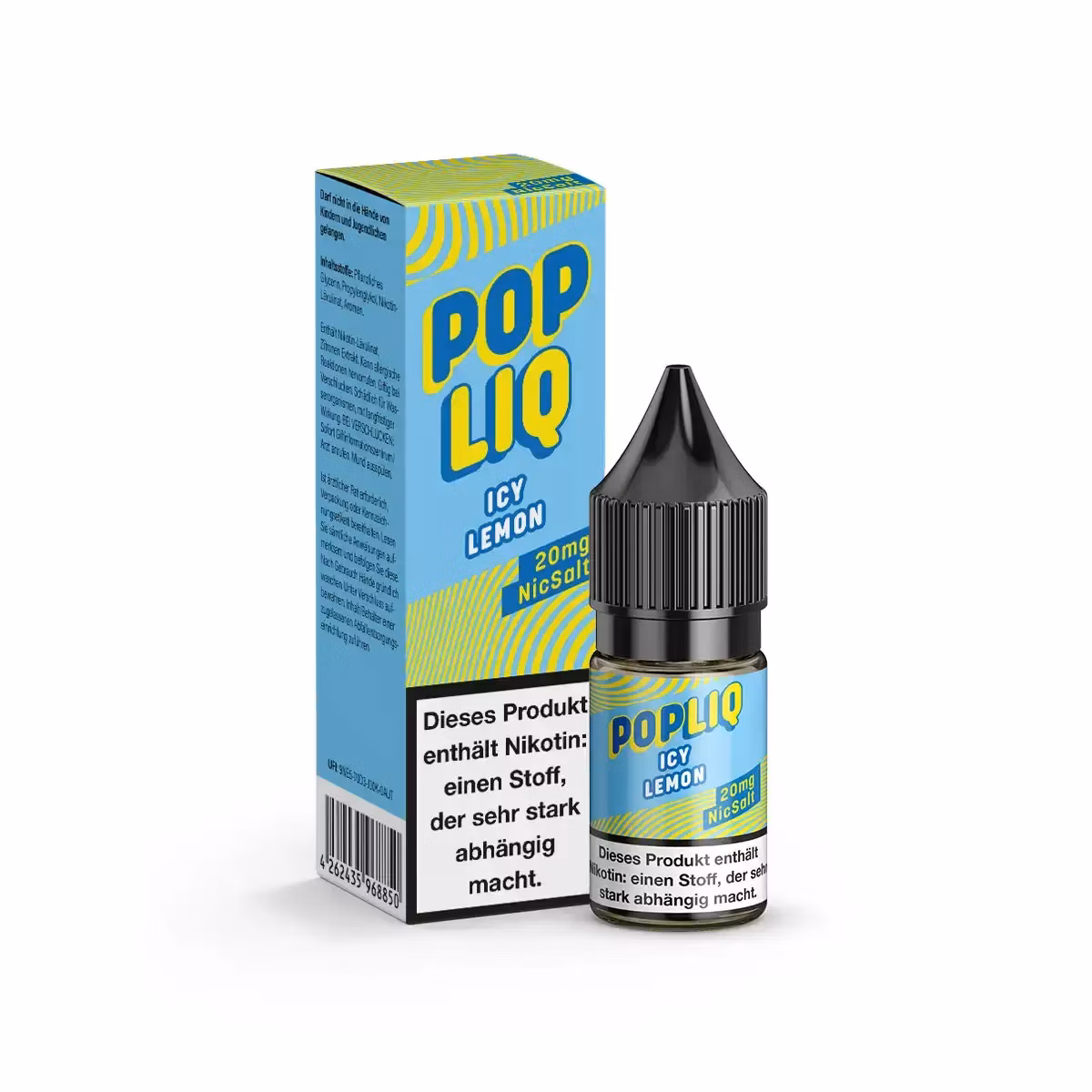 PopLiq Nikotinsalz-Liquid Icy Lemon 10ml 20mg PopLiq Nikotinsalz-Liquid Icy Lemon 10ml 20mg