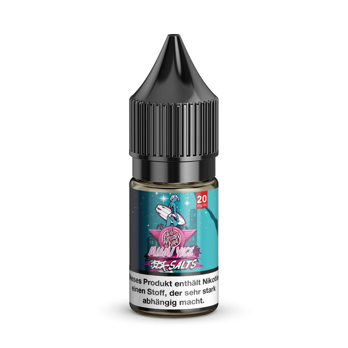 187 Straßenbande - Nikotinsalz-Liquids - 10ml - Miami Vice | Nikotinsalz-Stärke : 20mg | Paketgröße : 1er Packung