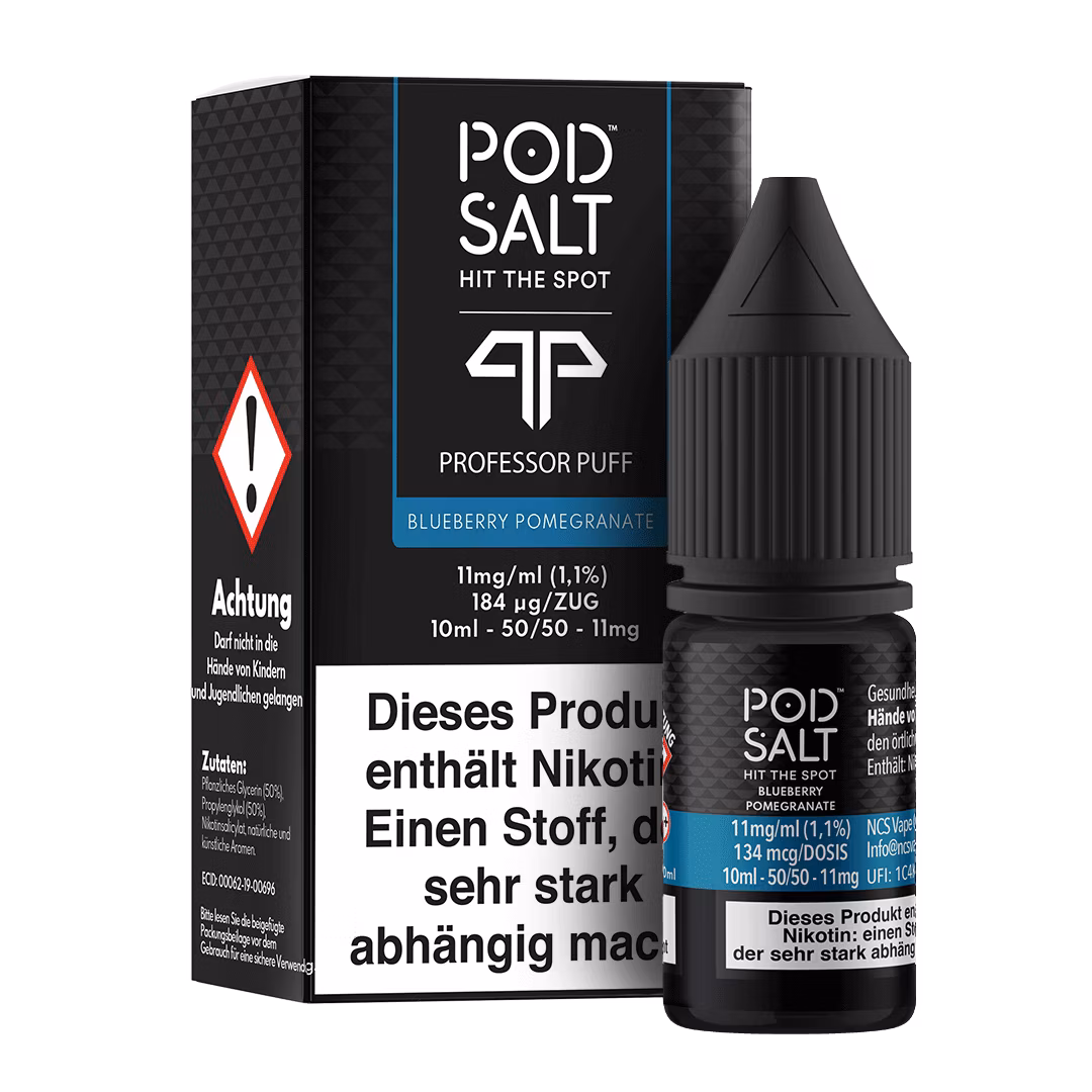 Fusion_BP_11mg-10ml-BoxBottle Pod Salt - Fusion - Blueberry Pomegranate - Nikotinsalz-Liquid - 10ml - 11mg