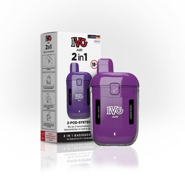 ivg-air-pod-kit-2in1-purple IVG - Air - Pod Kit 2-in-1 - Purple - CP
