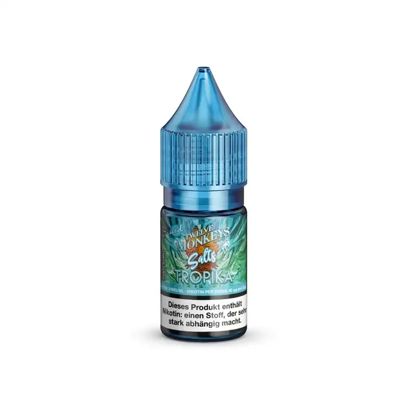 Twelve Monkeys Nikotinsalz-Liquid Iced Tropika 10ml 20mg Twelve Monkeys Nikotinsalz-Liquid Iced Tropika 10ml 20mg