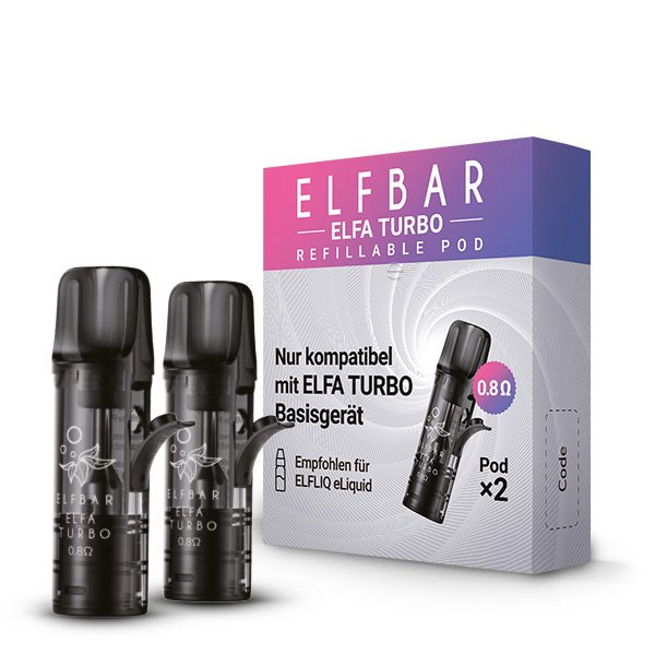Elfbar - ELFA - Leerpods - 2ml - 2er Paket - 0.8 Ohm