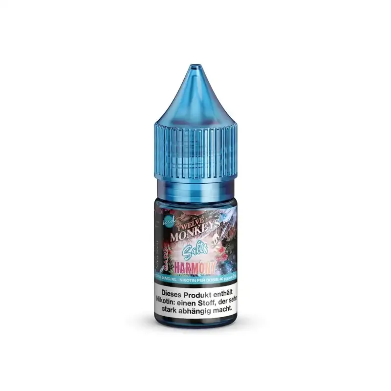 Twelve Monkeys Nikotinsalz-Liquid Iced Harmony 10ml 20mg Twelve Monkeys Nikotinsalz-Liquid Iced Harmony 10ml 20mg