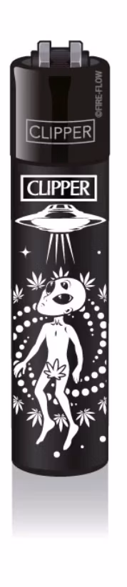 clipper-feuerzeug-420-aliens-3v4 Clipper - Feuerzeug - 420 ALIENS #2 - 3v4 - wiederverwendbar