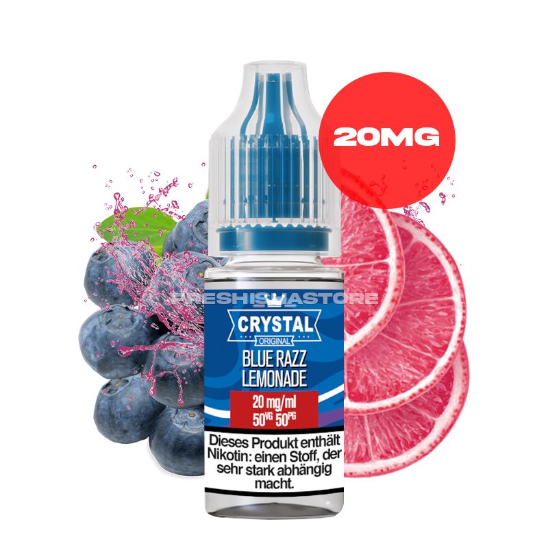 SKE - Crystal Liquid - Blue Razz Lemonade - Nikotinsalz Liquid - 10ml - 20mg