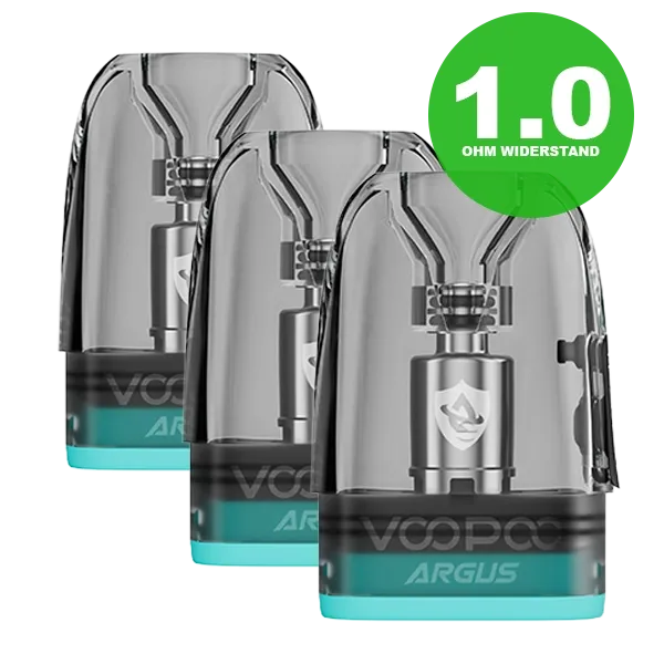 Voopoo - ARGUS - V2 Pod Tank Verdampfer - 1.0 Ohm - 3ml - Top Fill - 3er Paket