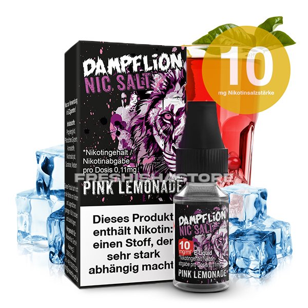 Dampflion - Intense - Pink Lemonade - Nikotinsalz Liquid - 10ml - 10mg