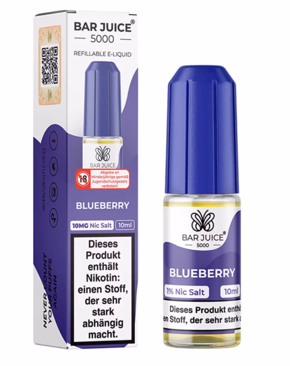 Bar Juice 5000 - Blueberry - 10ml - 10mg