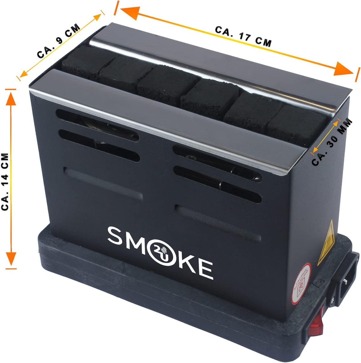 Smoke2u - Kohleanzünder - Toaster 2.0 - 800W