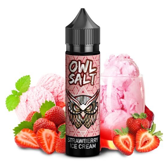 Owl Salt - Longfill Aroma - 10ml - Strawberry Ice Cream