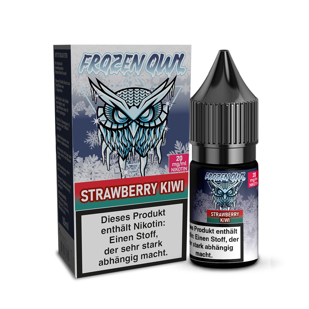 Frozen OWL - Nikotinsalz Liquid - 10ml - Strawberry Kiwi - 10ml - 20mg Frozen OWL - Nikotinsalz Liquid - 10ml - Strawberry Kiwi - 10ml - 20mg