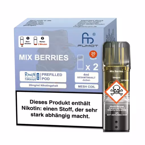 Randm Tornado - Prefilled Pod - Mix Berries - 2er Pack 