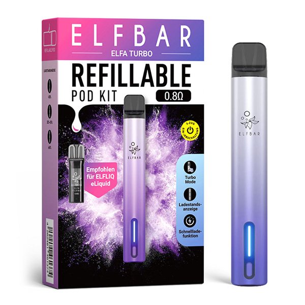Elfbar - ELFA TURBO - Basisgerät - Aurora Purple