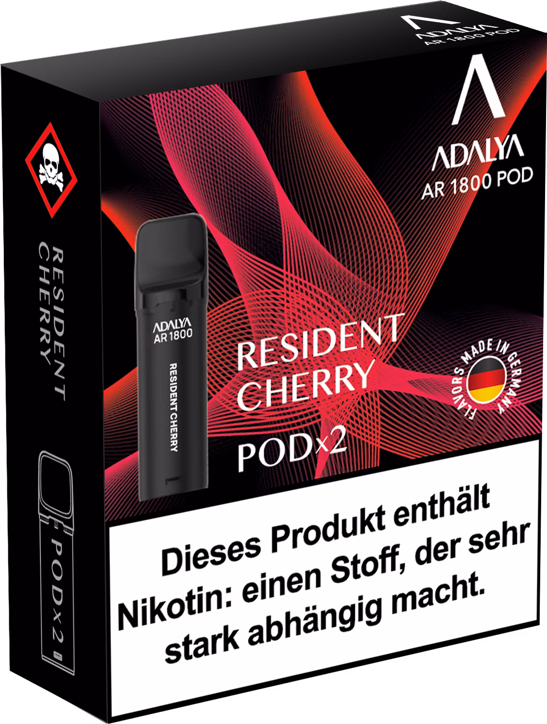 Adalya - Alpha Prefilled Pod - 2ml - 2er Pack - Resident Cherry