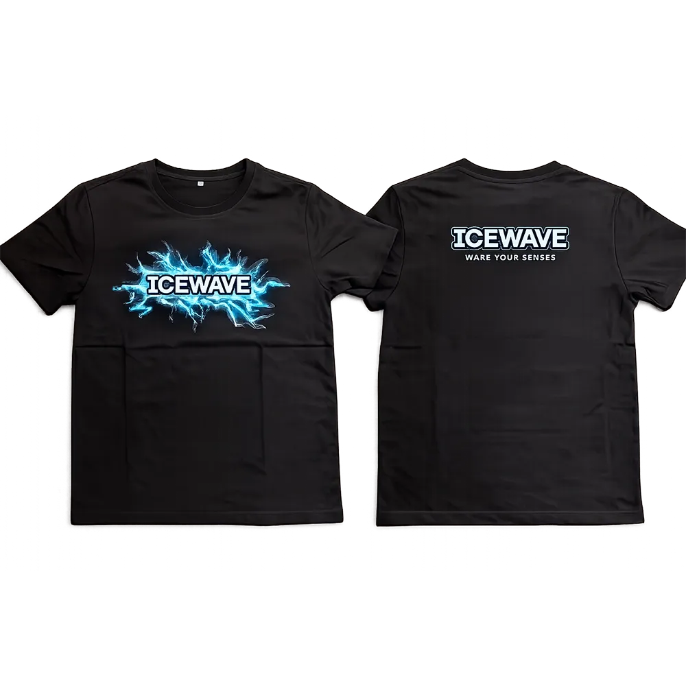 ICEWAVE - T-Shirt - Schwarz - Blitz ICEWAVE - T-Shirt - Schwarz - Blitz
