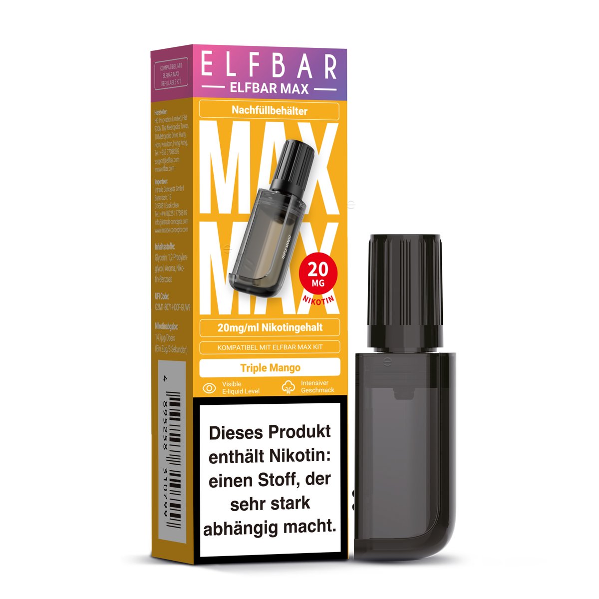 ELFBAR - MAX - Nachfülltank - CP - Triple Mango